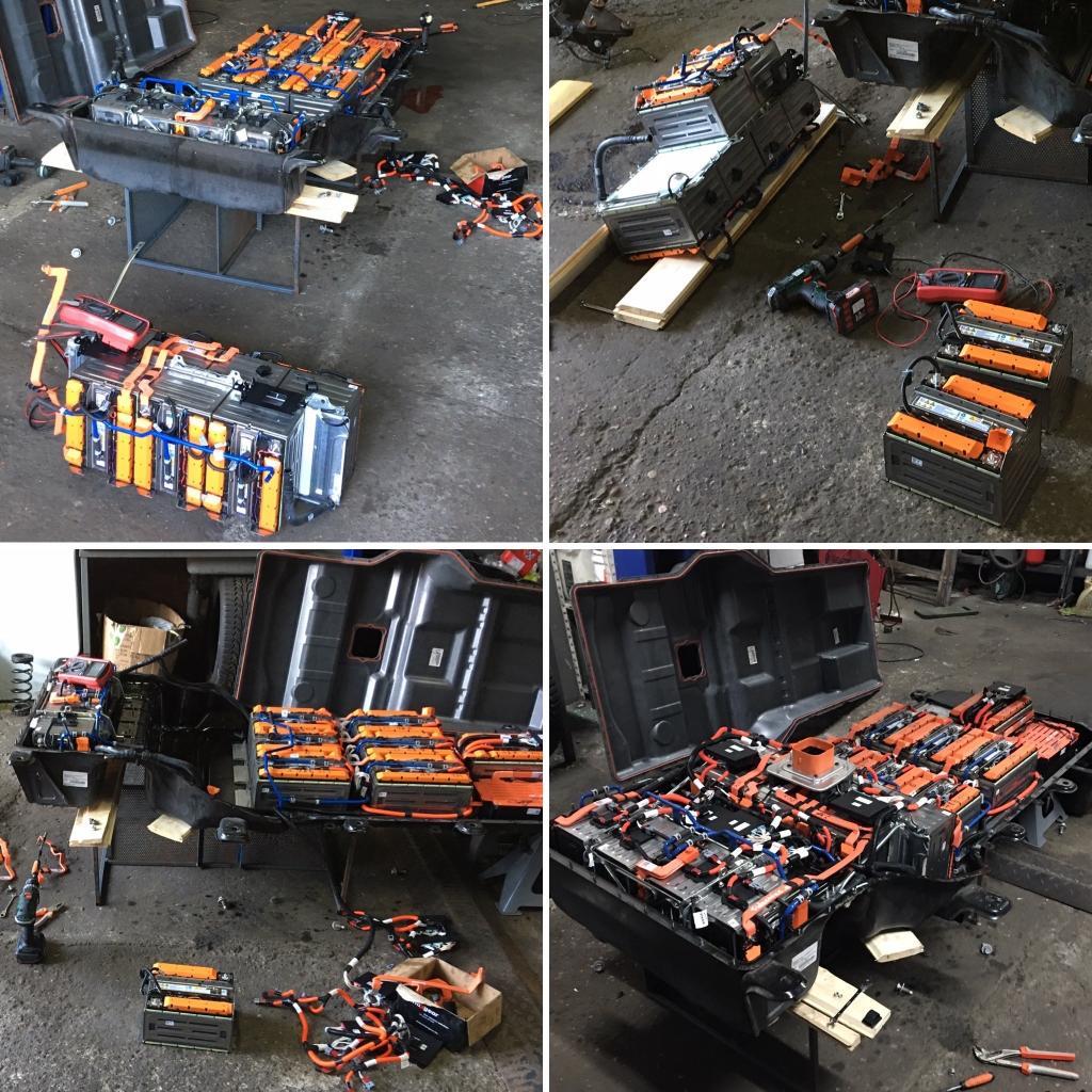 500e HV battery repair